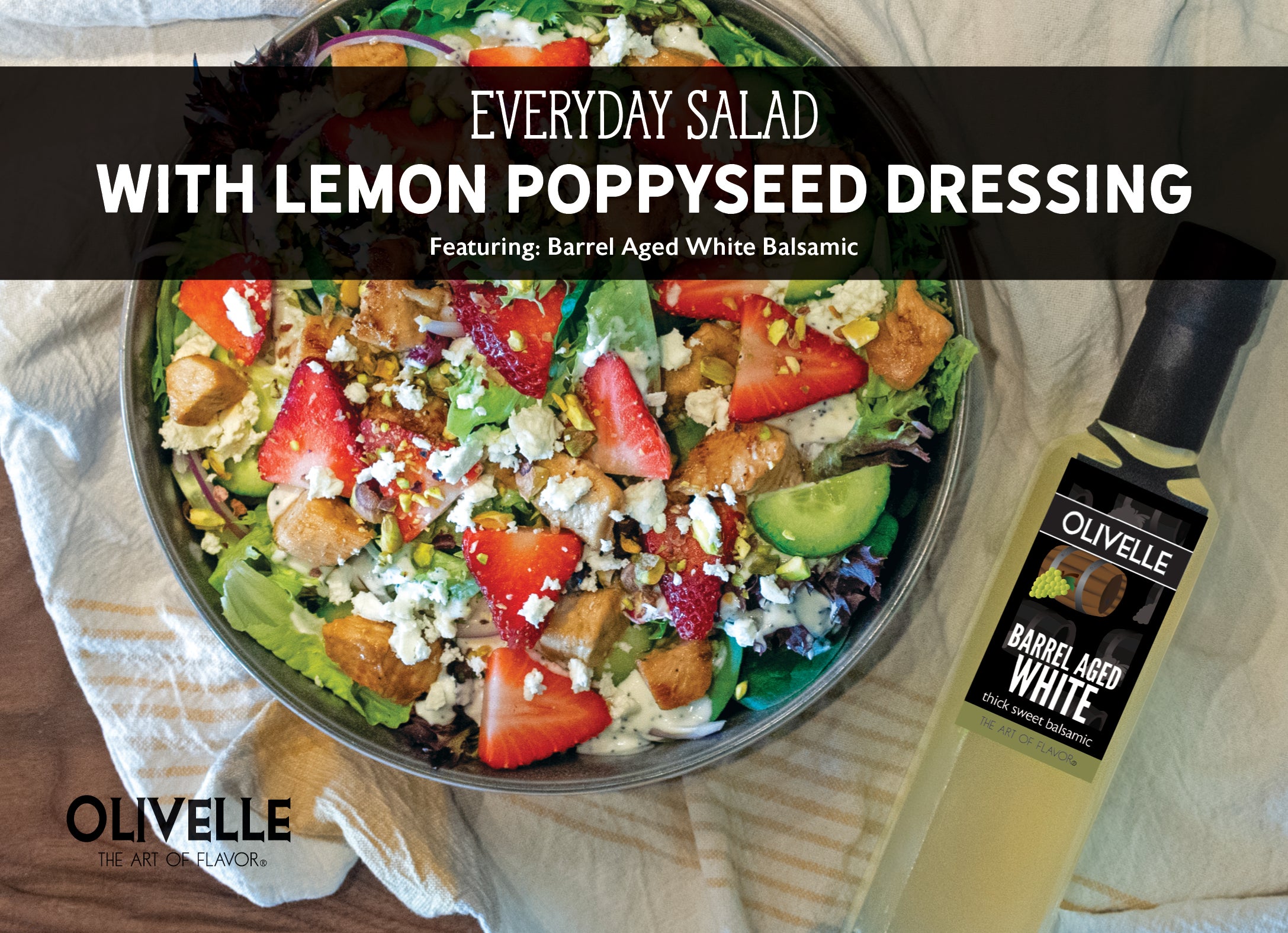 Barrel Aged White Thick Sweet Balsamic - 100ml Bottled