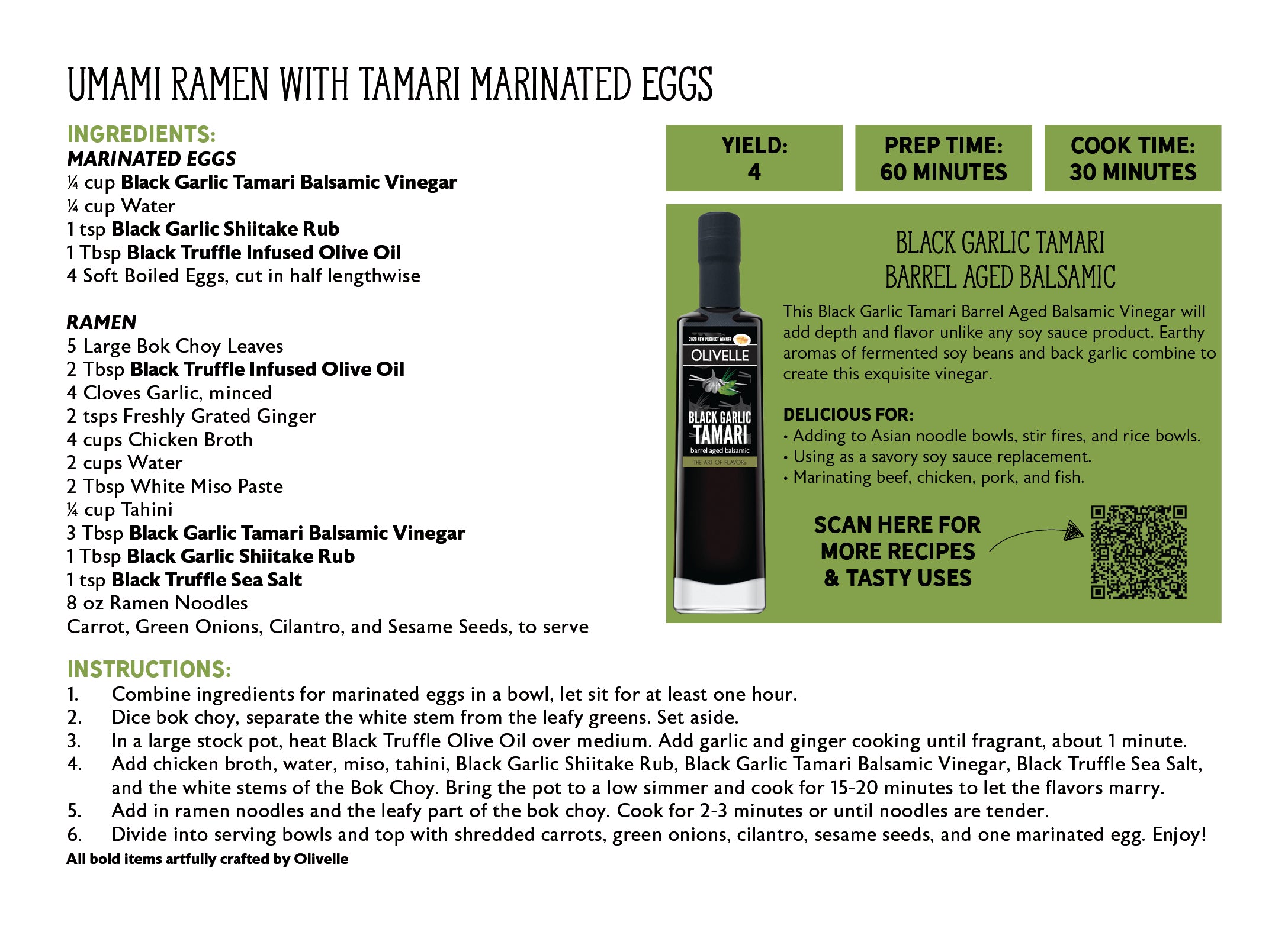 Black Garlic Tamari Barrel Aged Balsamic