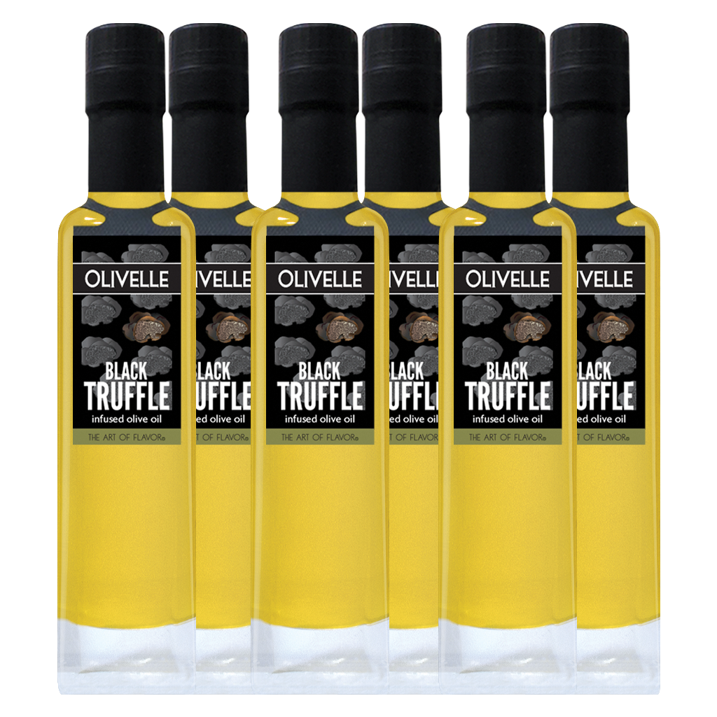 Black Truffle Infused Olive Oil - Bottled