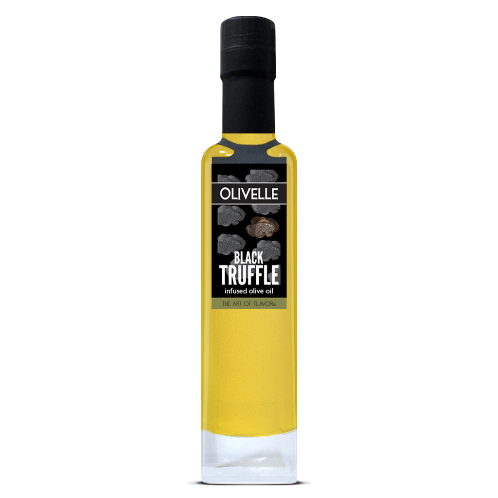 Black Truffle Infused Olive Oil - 250ml Bottled