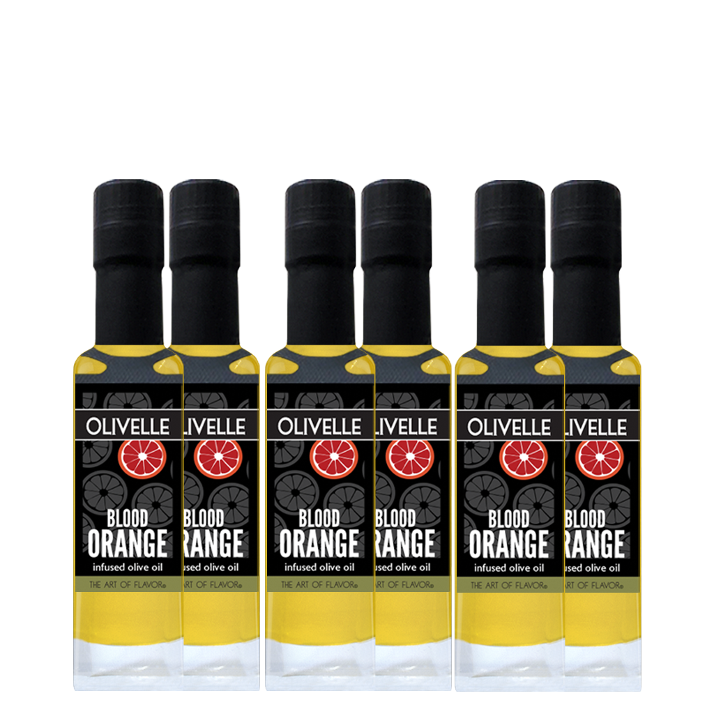 Blood Orange Infused Olive Oil - Bottled
