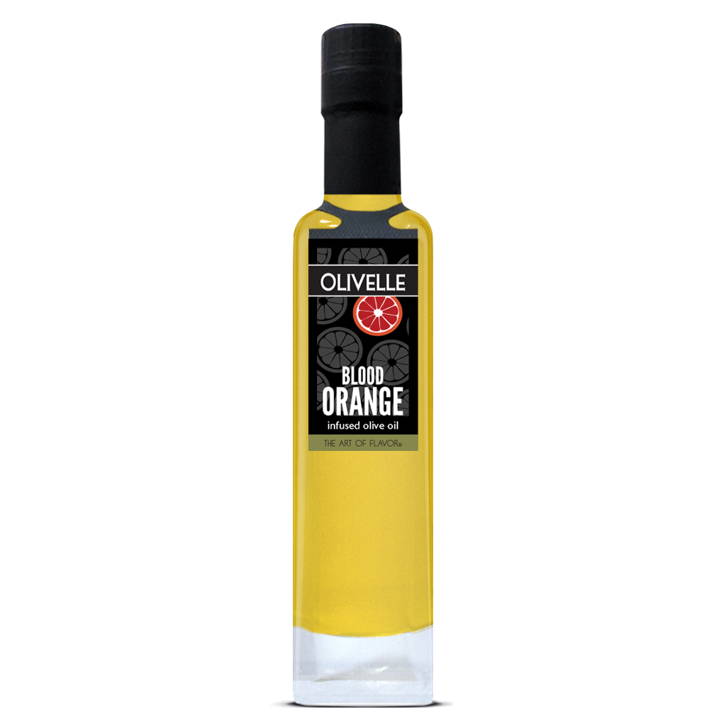 Blood Orange Infused Olive Oil - Bottled