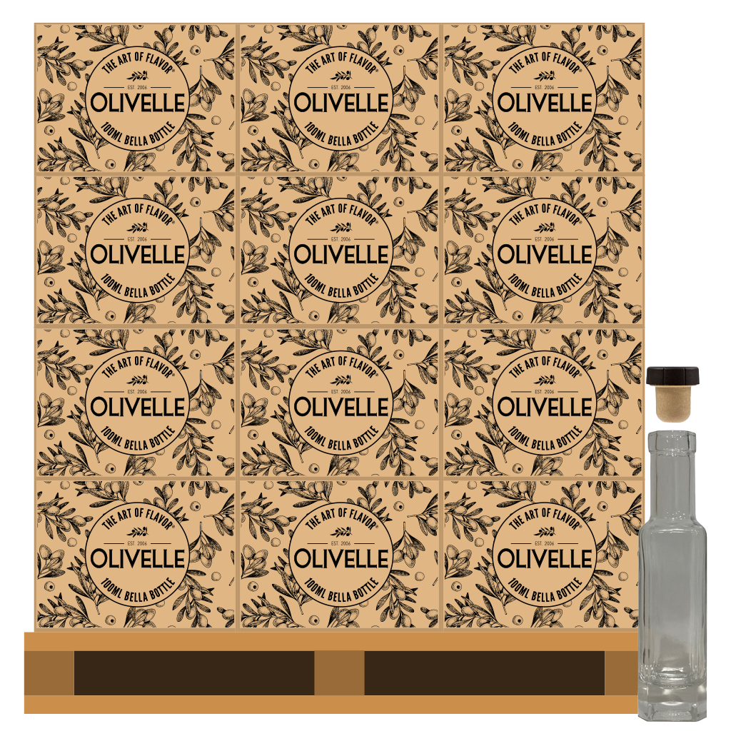 100ml Bella Bottles w/ Tapi - Bulk Glass Pre-Order
