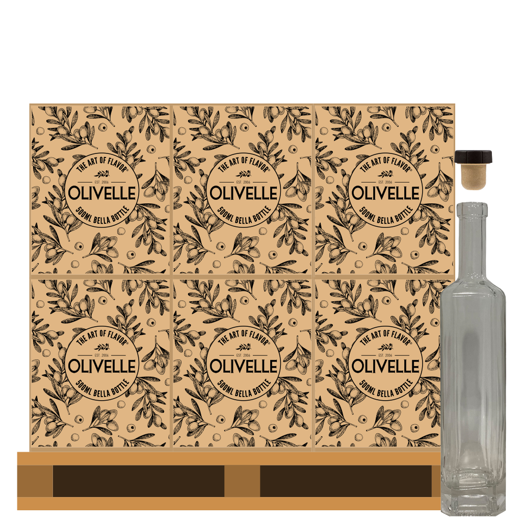 500ml Bella Bottles w/ Tapi - Bulk Glass Pre-Order