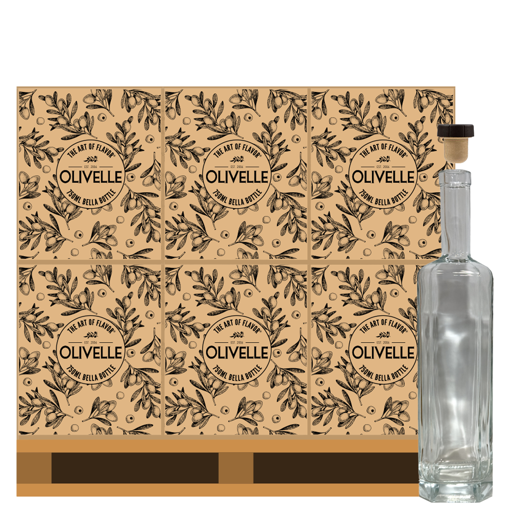 750ml Bella Bottles w/ Tapi - Bulk Glass Pre-Order