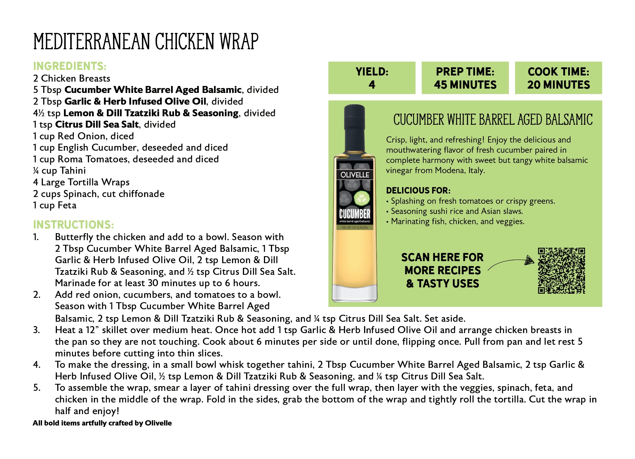 Cucumber White Barrel Aged Balsamic