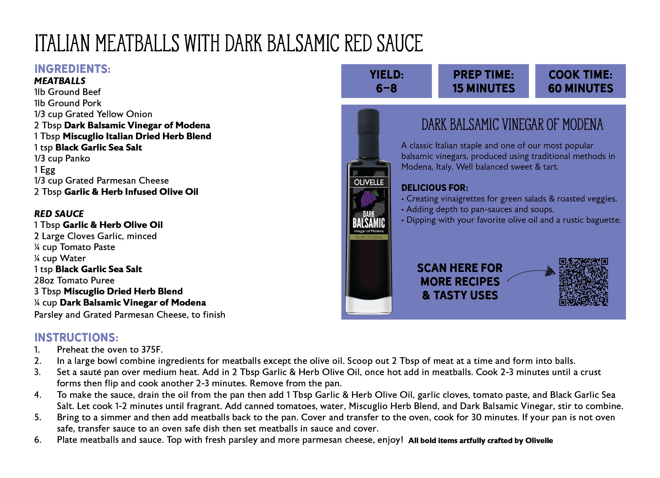 Dark Balsamic Vinegar of Modena - Bottled