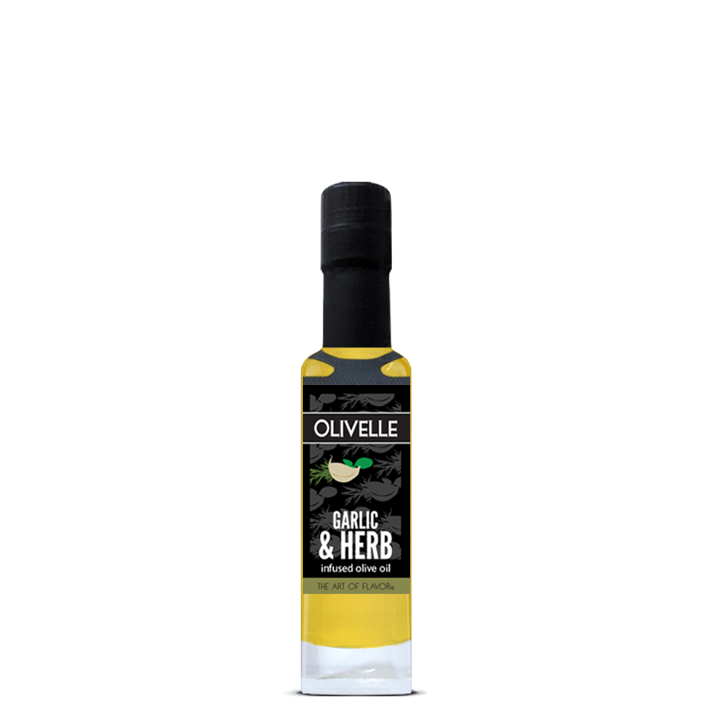 Garlic & Herb Infused Olive Oil - 100ml Bottled