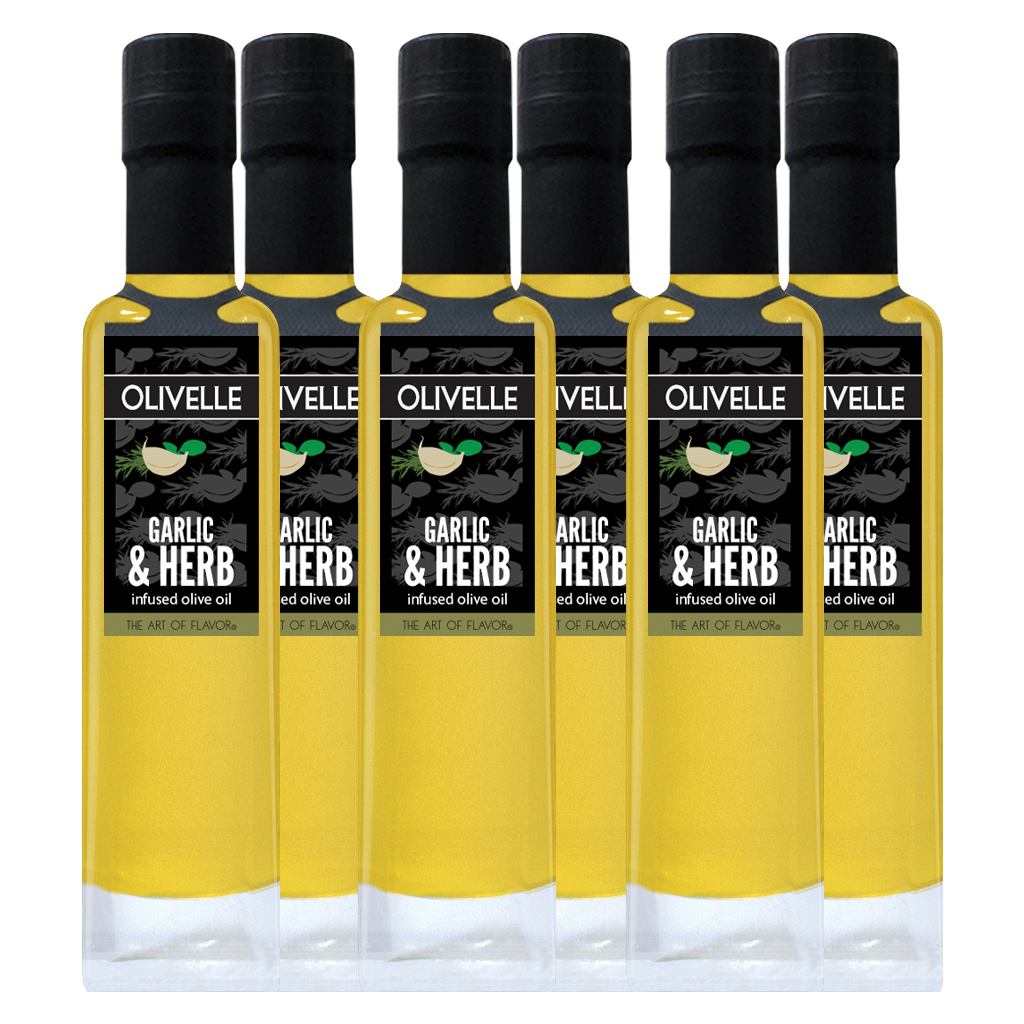 Garlic & Herb Infused Olive Oil - 250ml Bottled