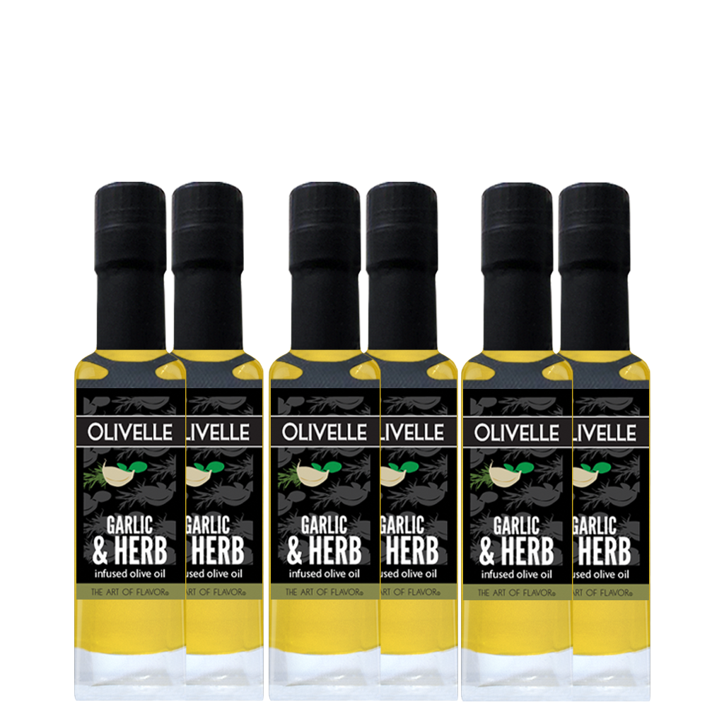 Garlic & Herb Infused Olive Oil - 100ml Bottled