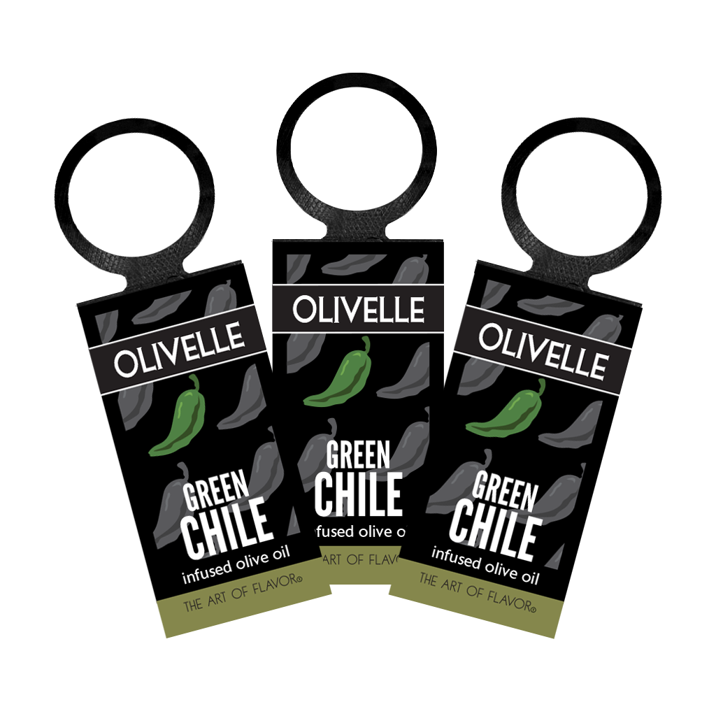 Green Chile Infused Olive Oil