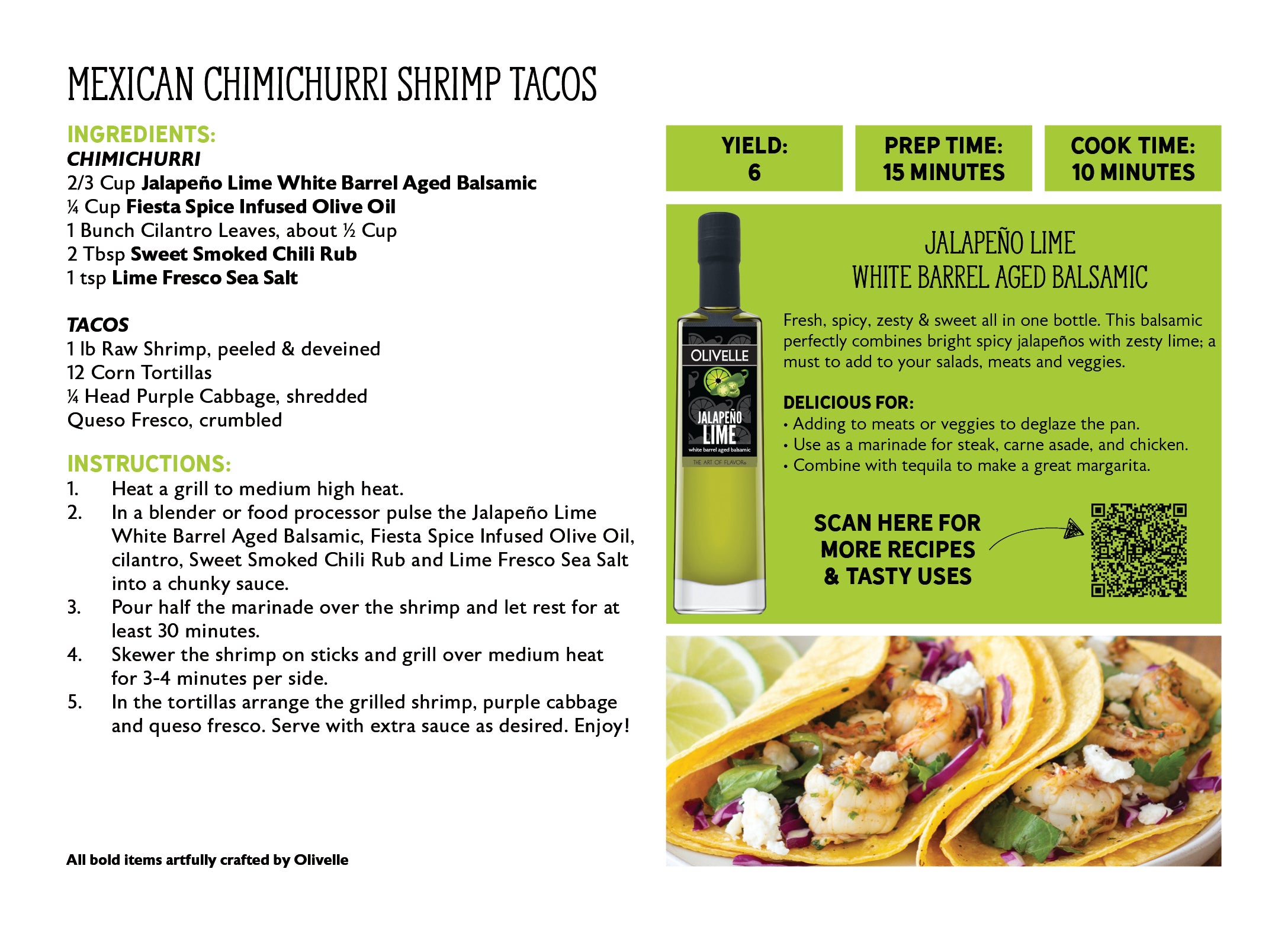 Jalapeño Lime White Barrel Aged Balsamic