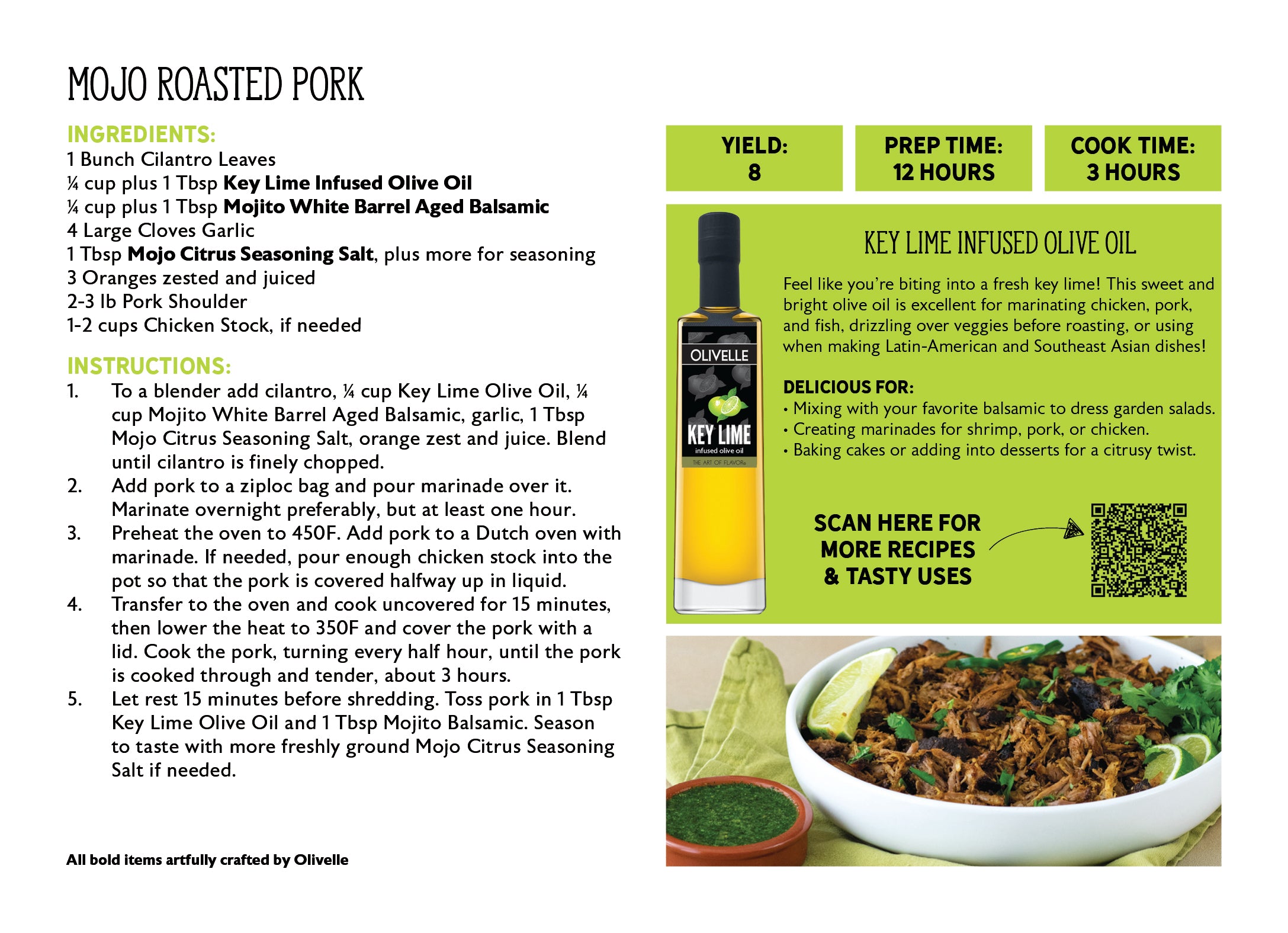 Key Lime Infused Olive Oil