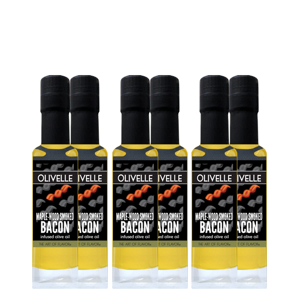 Maple-Wood Smoked Bacon Infused Olive Oil - Bottled