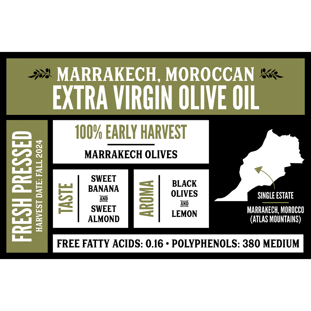 Marrakech Moroccan Extra Virgin Olive Oil