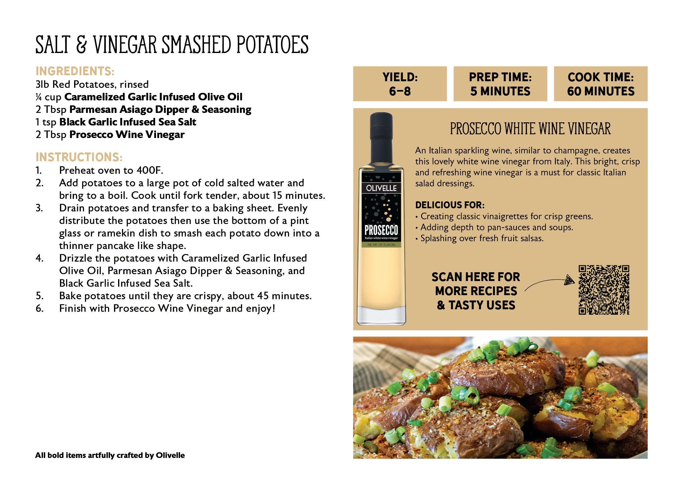 Prosecco Italian White Wine Vinegar - Bottled