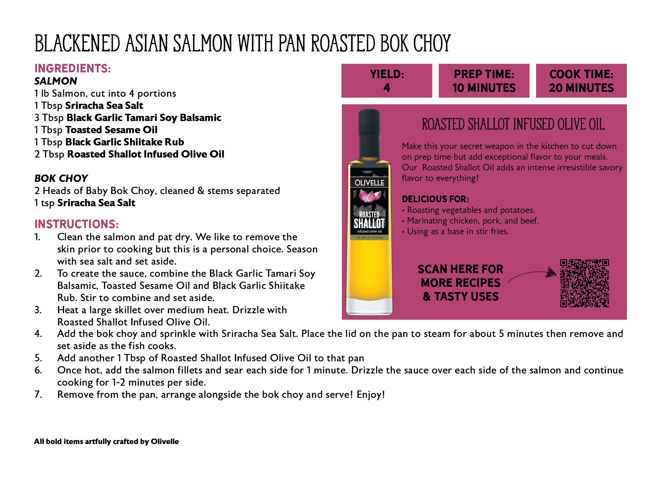 Roasted Shallot Infused Olive Oil - 100ml Bottled