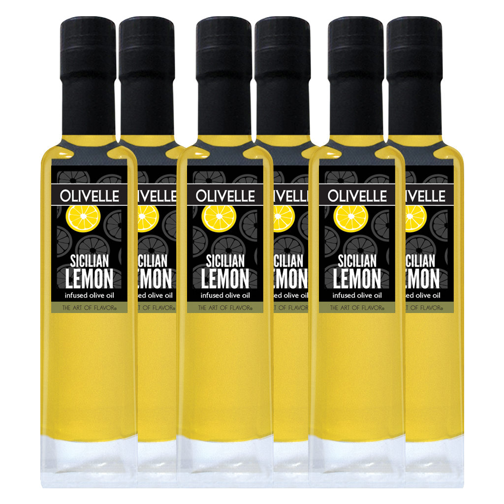 Sicilian Lemon Infused Olive Oil - Bottled