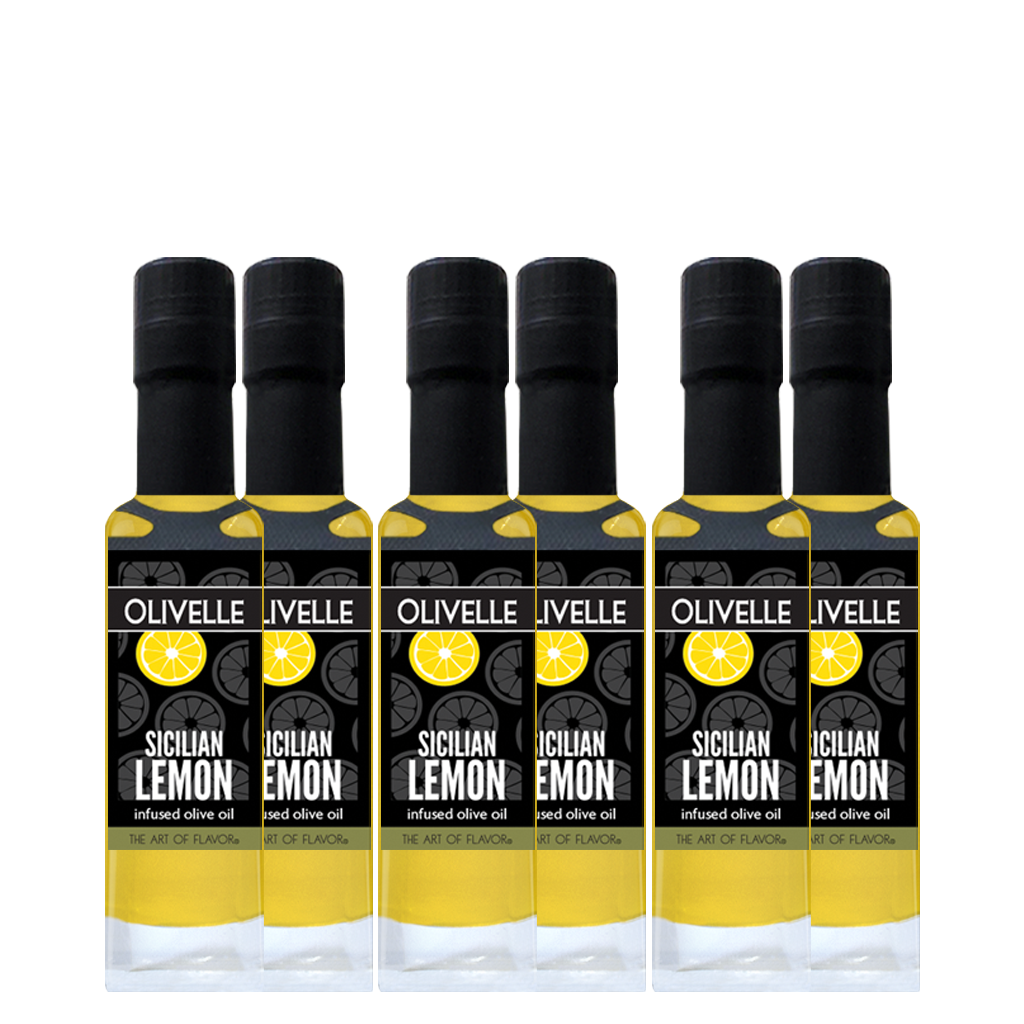Sicilian Lemon Infused Olive Oil - Bottled