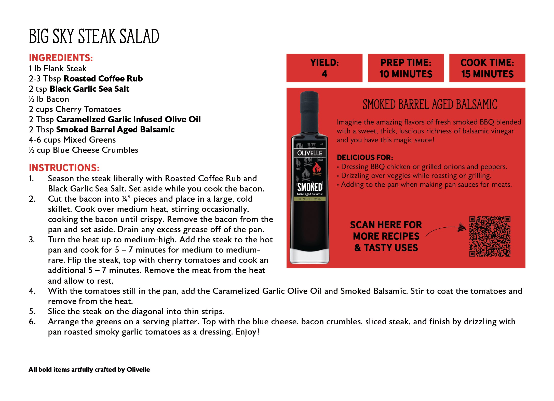 Smoked Barrel Aged Balsamic - 250ml Bottled