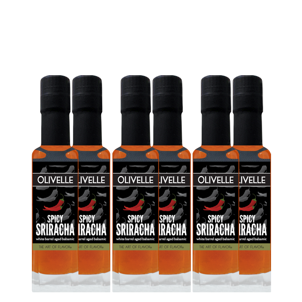 Spicy Sriracha White Barrel Aged Balsamic - Bottled