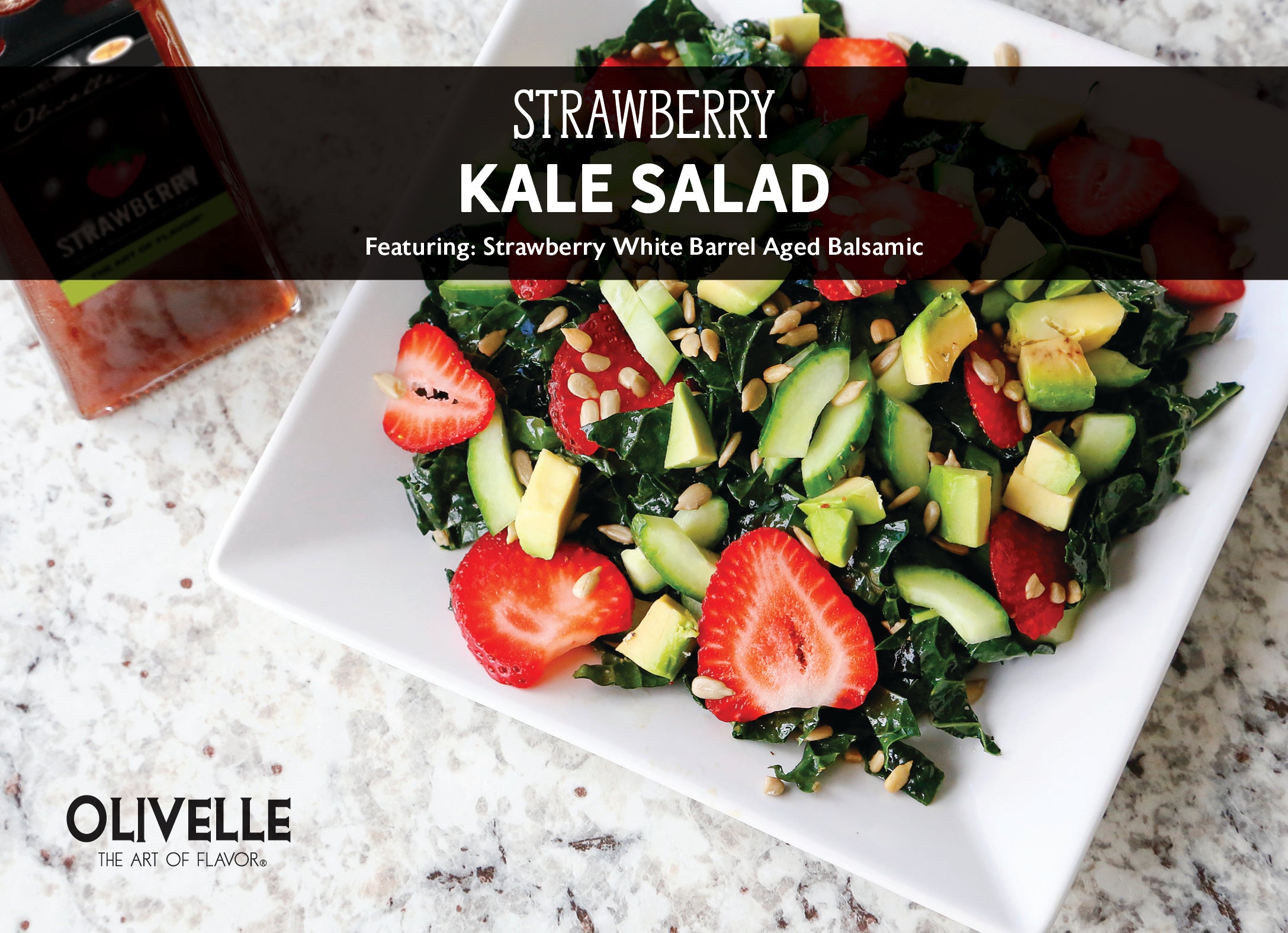 Strawberry White Barrel Aged Balsamic - 250ml Bottled