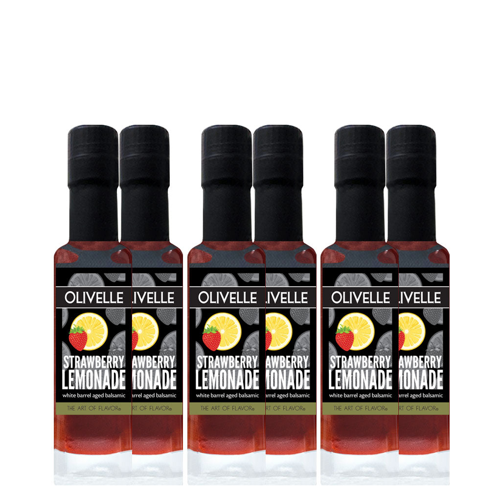 Strawberry Lemonade White Barrel Aged Balsamic - Bottled