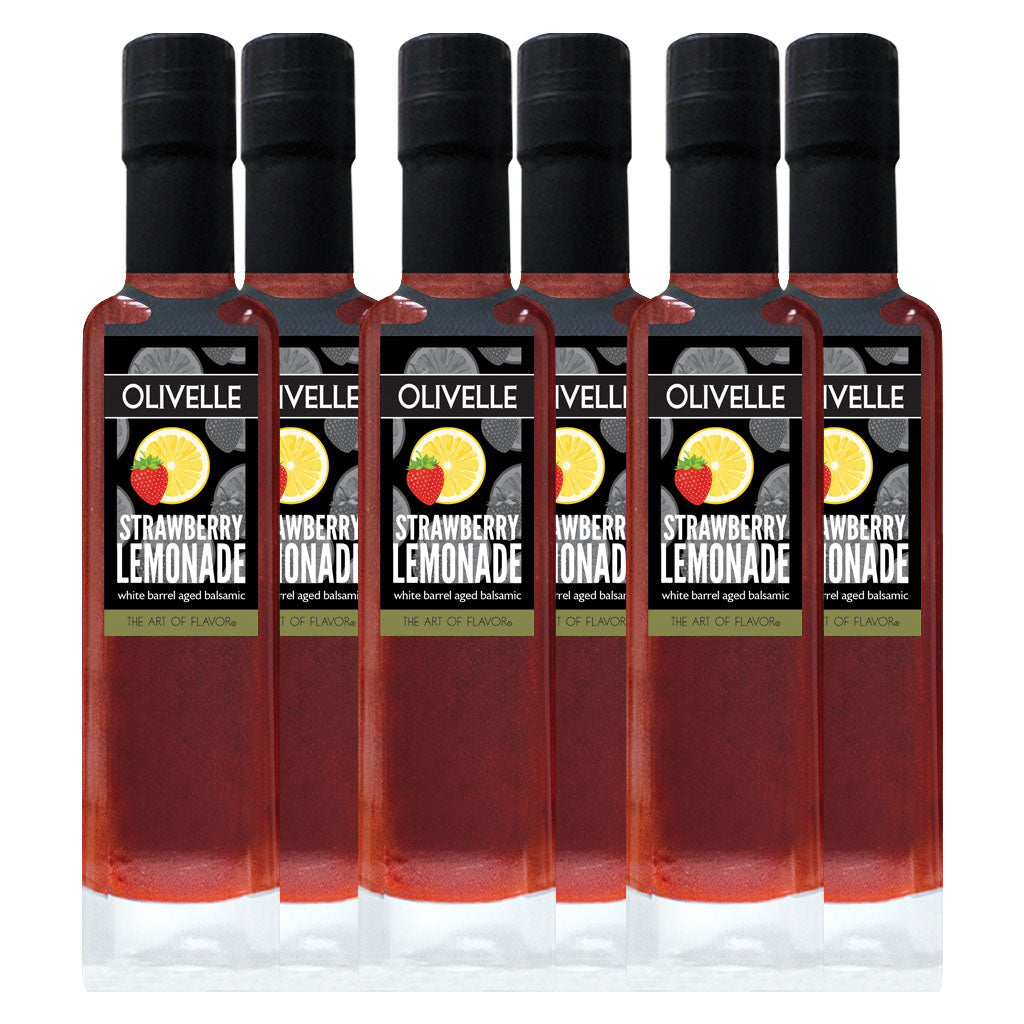 Strawberry Lemonade White Barrel Aged Balsamic - Bottled
