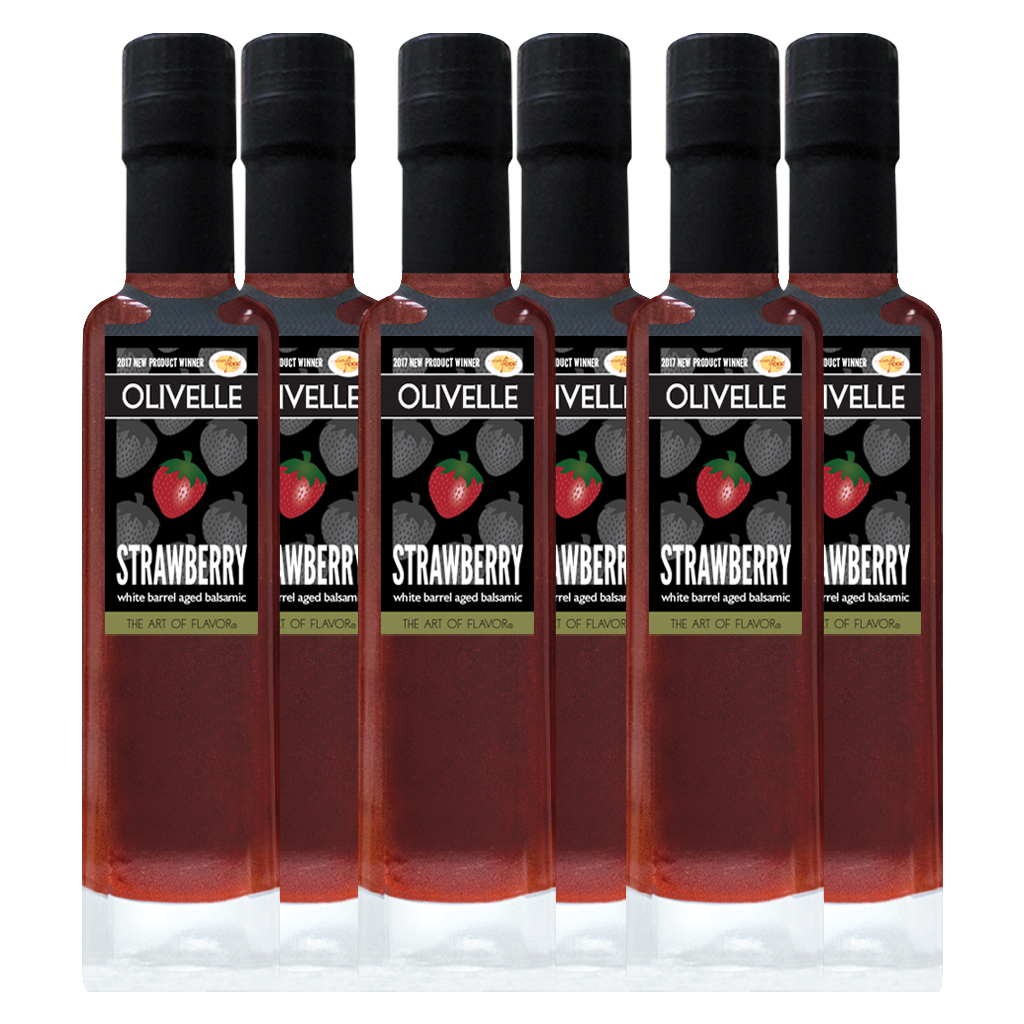 Strawberry White Barrel Aged Balsamic - Bottled