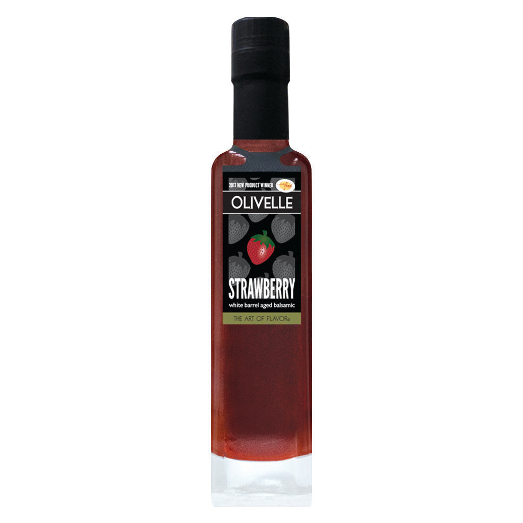 Strawberry White Barrel Aged Balsamic - Bottled