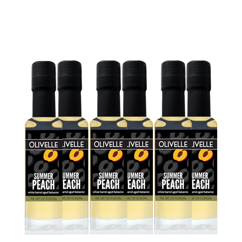 Summer Peach White Barrel Aged Balsamic - Bottled
