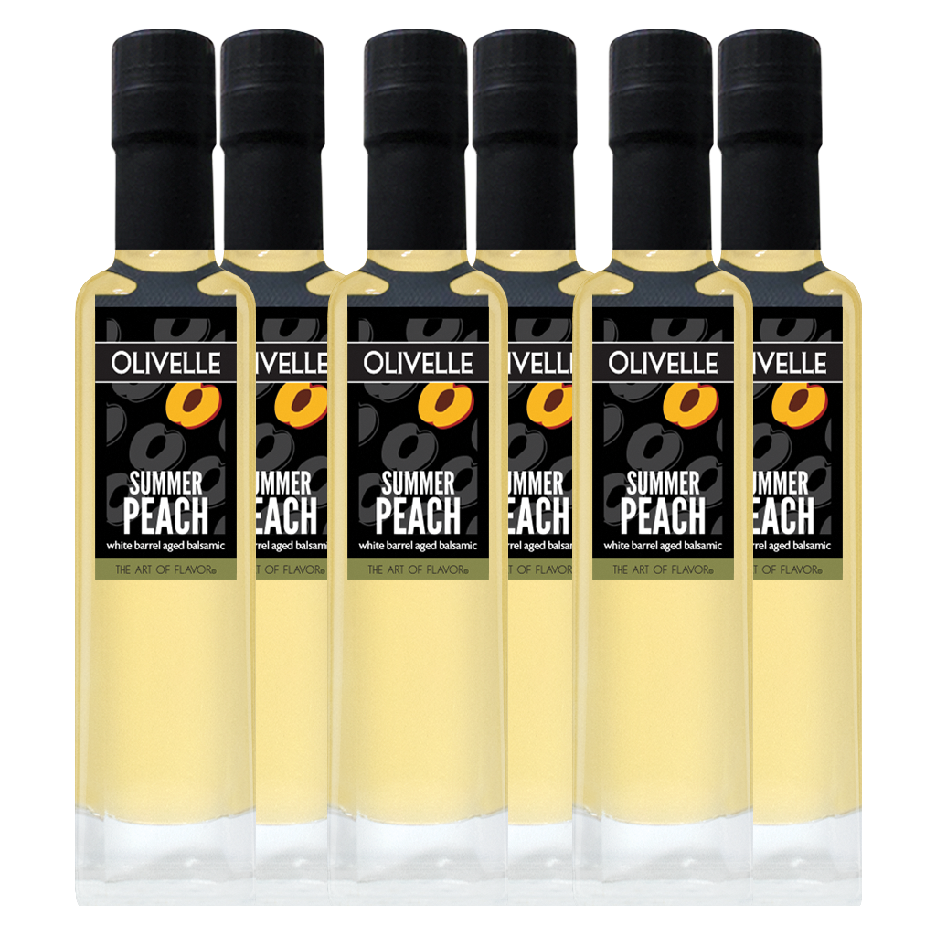 Summer Peach White Barrel Aged Balsamic - Bottled