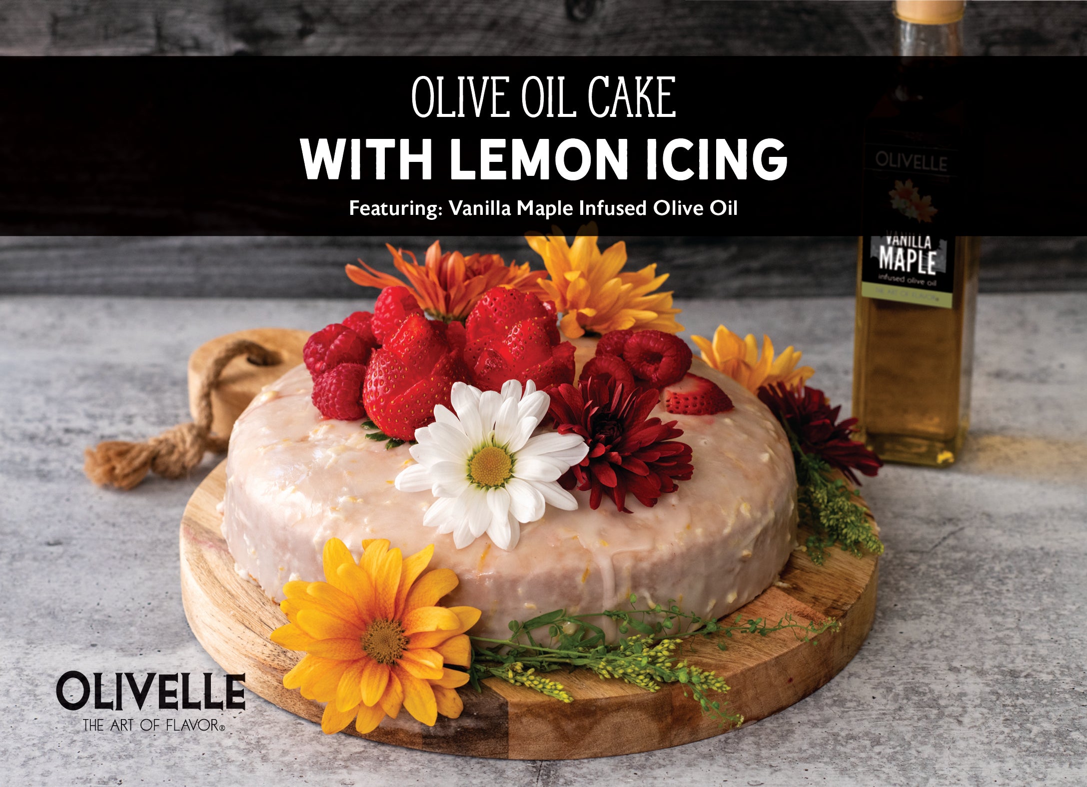 Vanilla Maple Infused Olive Oil - 100ml Bottled