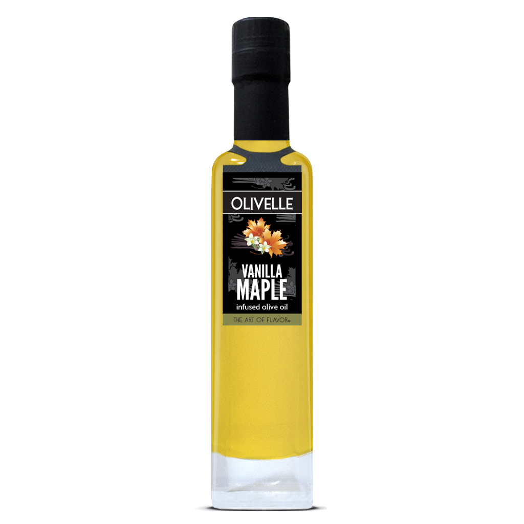 Vanilla Maple Infused Olive Oil - Bottled