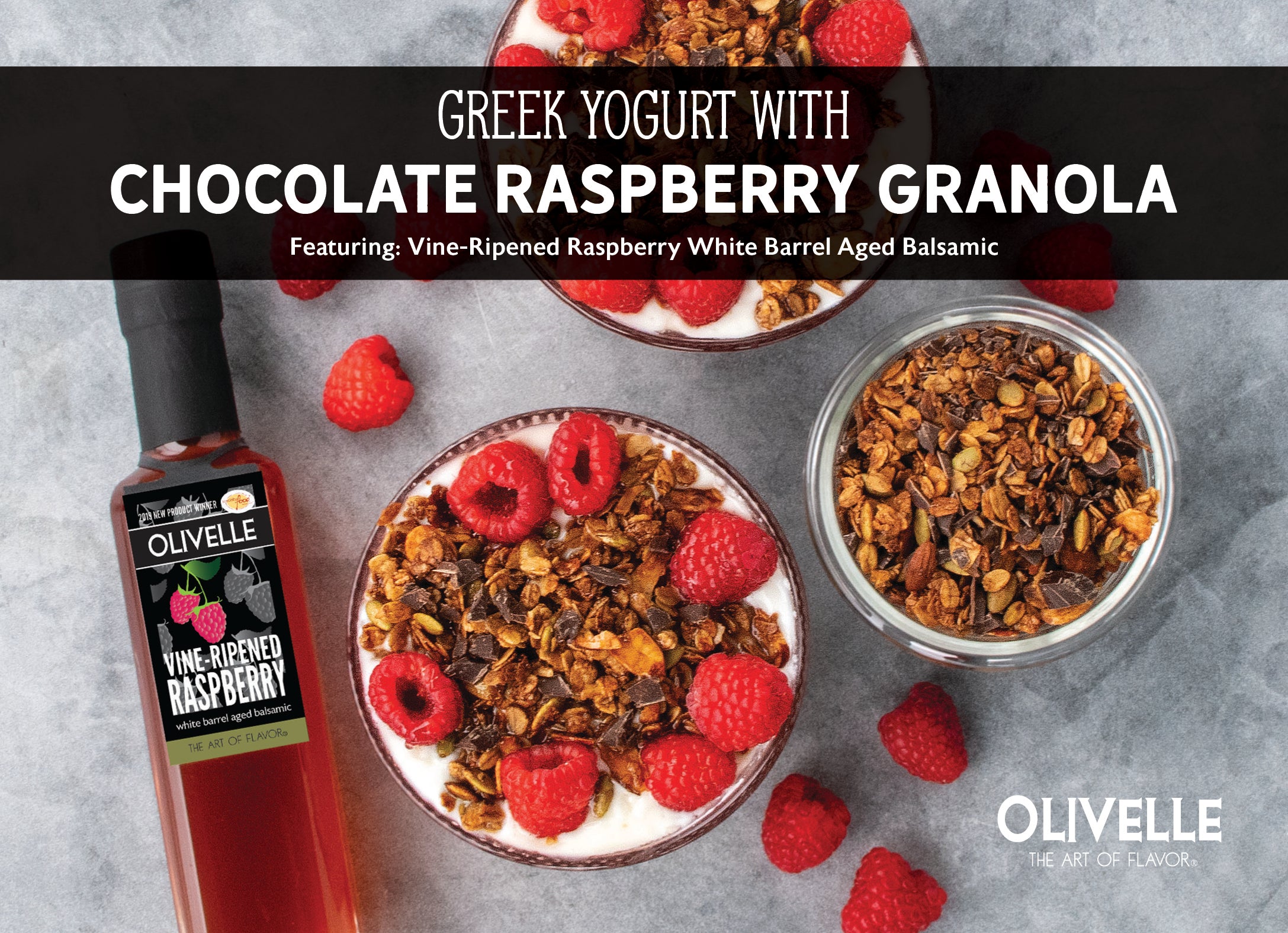 Vine-Ripened Raspberry White Barrel Aged Balsamic - 250ml Bottled