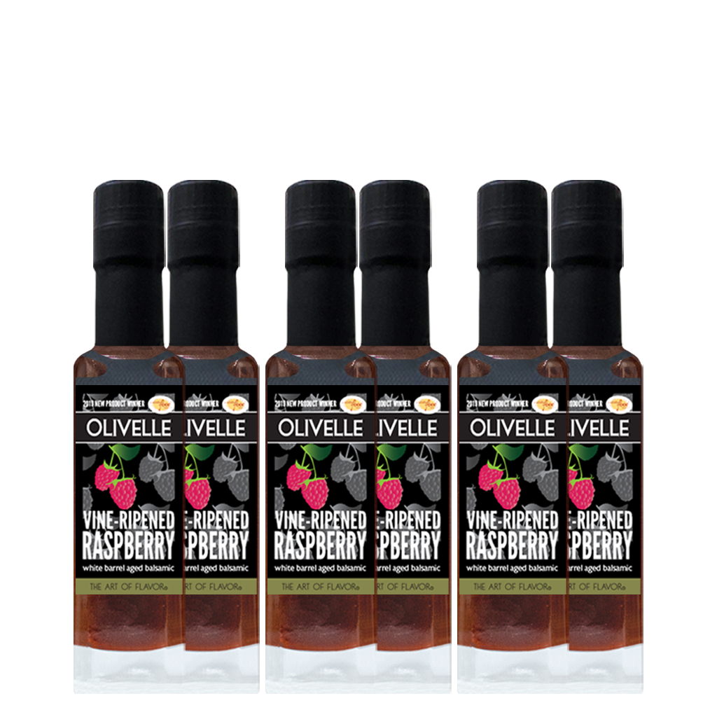 Vine-Ripened Raspberry White Barrel Aged Balsamic - Bottled