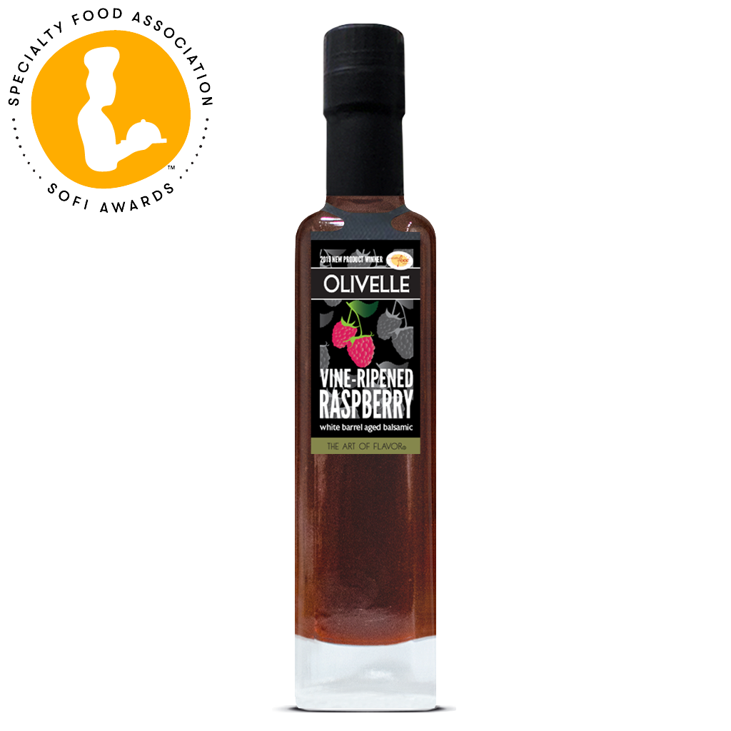 Vine-Ripened Raspberry White Barrel Aged Balsamic - Bottled