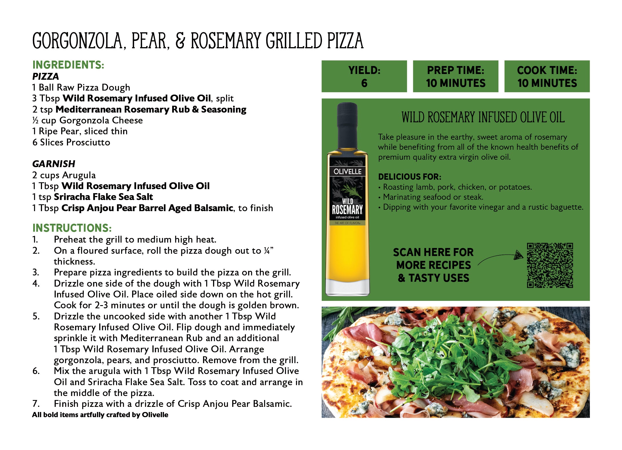 Wild Rosemary Infused Olive Oil