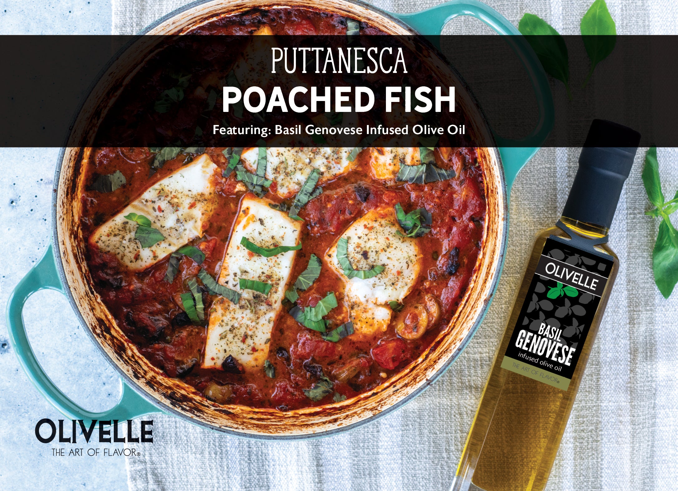 Basil Genovese Infused Olive Oil