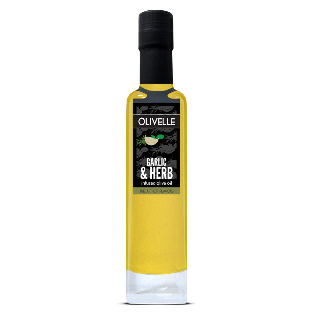 Garlic & Herb Infused Olive Oil - 250ml Bottled