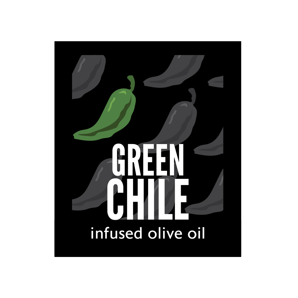 Green Chile Infused Olive Oil