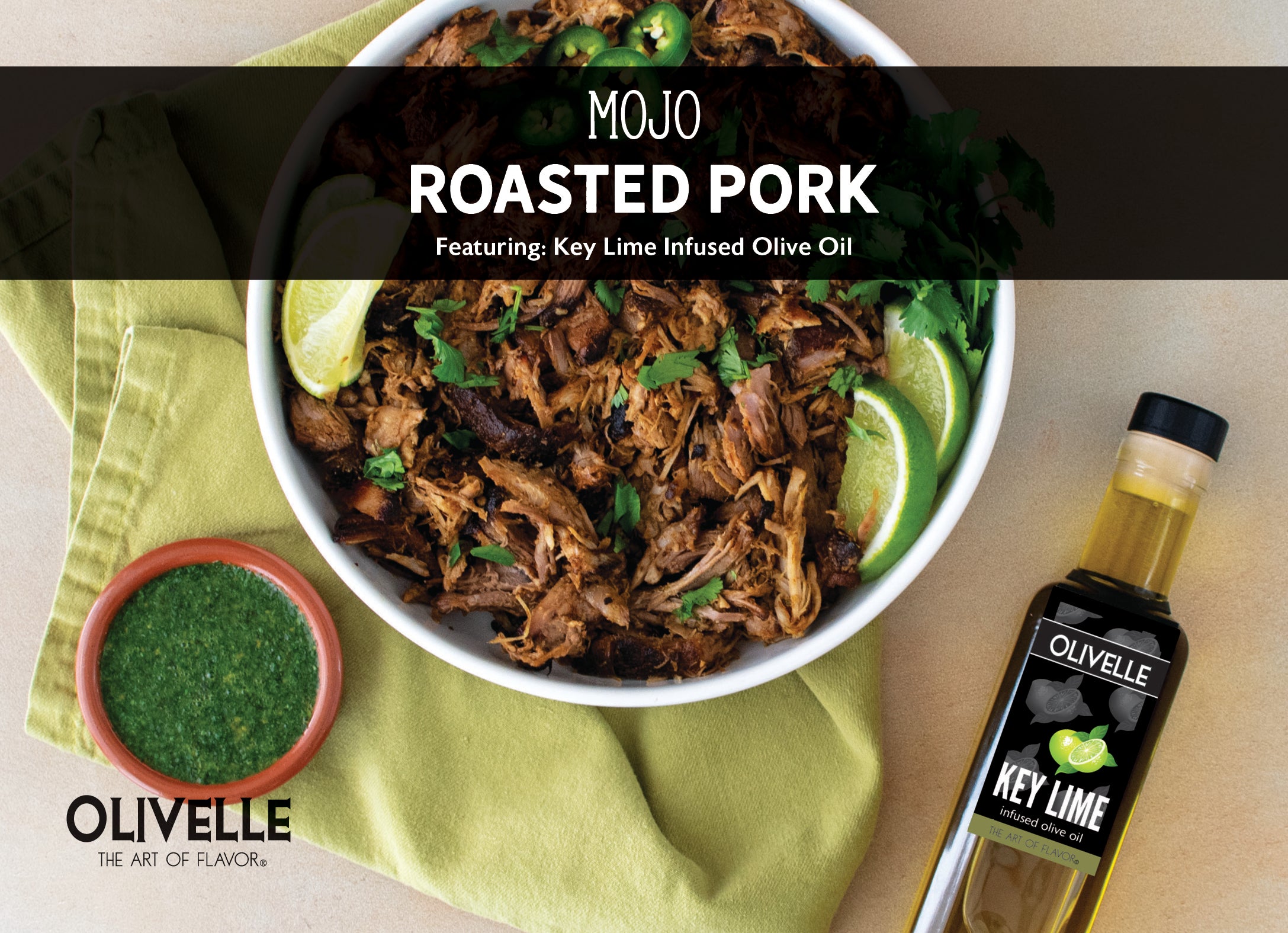 Key Lime Infused Olive Oil - 100ml Bottled