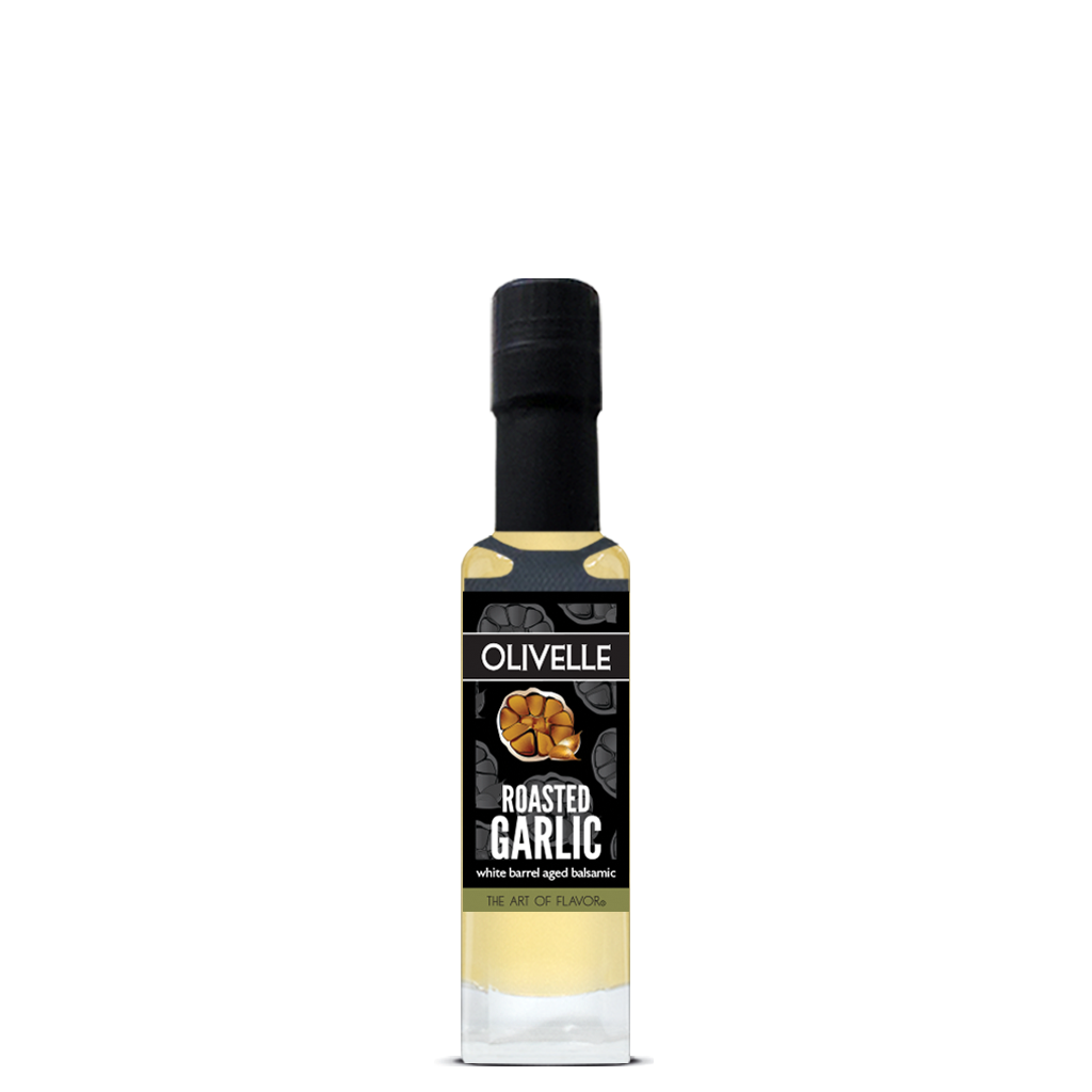 Roasted Garlic White Barrel Aged Balsamic - 100ml Bottled
