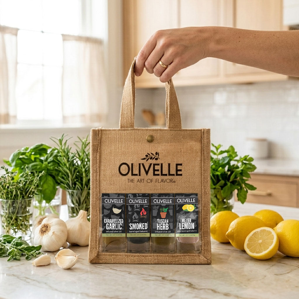 100ml Oil & Vinegar Jute Bag