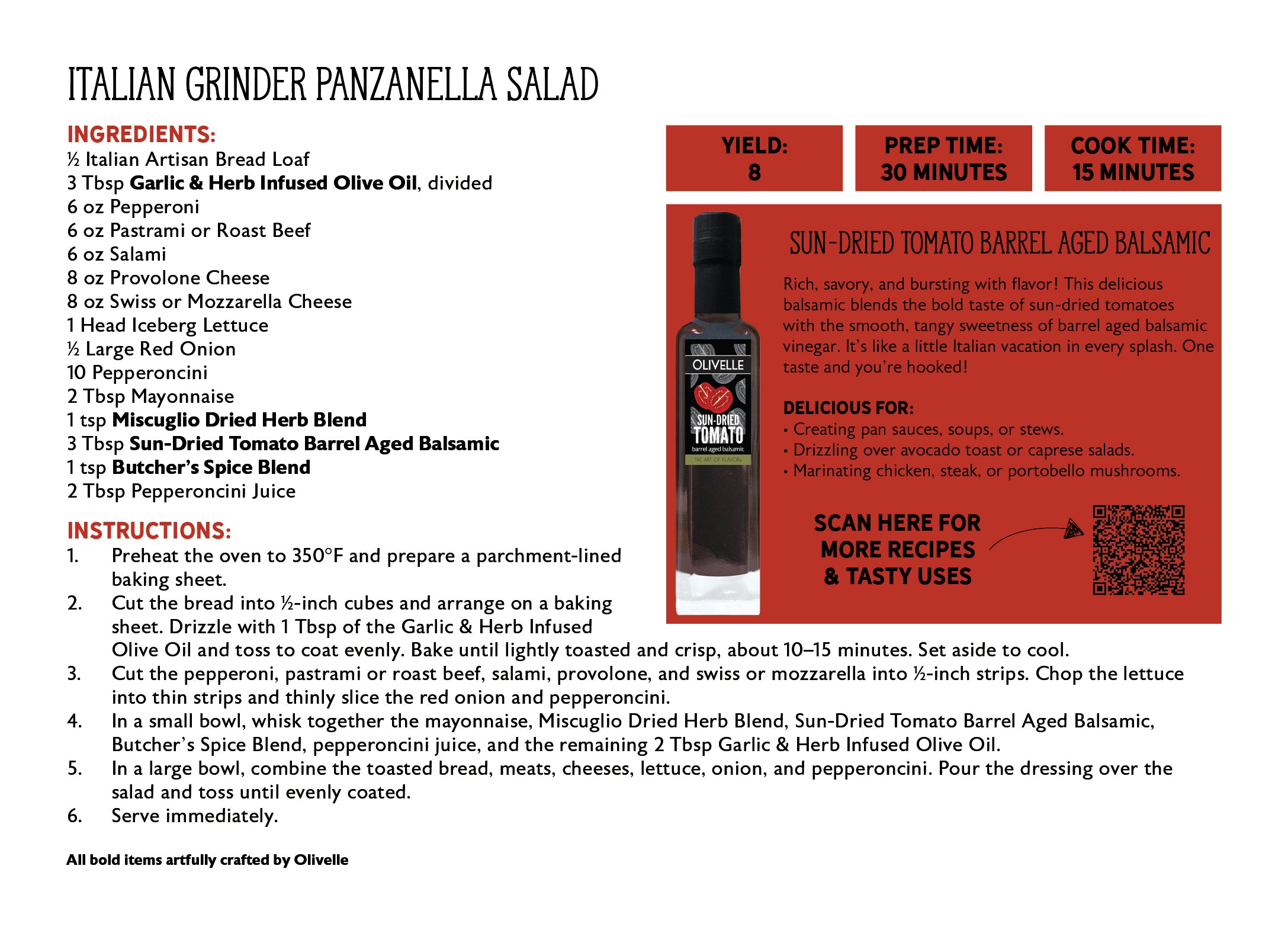 Sun-Dried Tomato Barrel Aged Balsamic